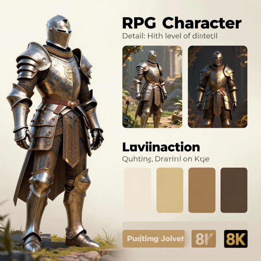RPG Character Armor Set sample 1