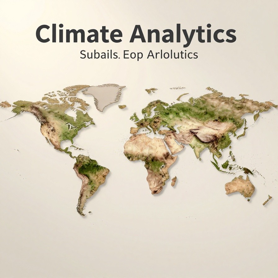 Climate Change Analytics Map sample 1