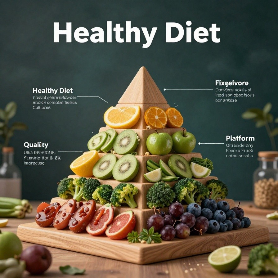 Healthy Diet Pyramid sample 1