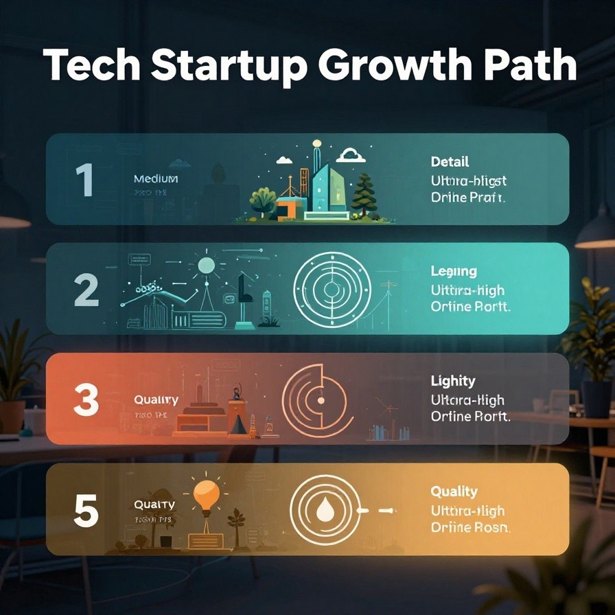 Tech Startup Growth Path sample 1