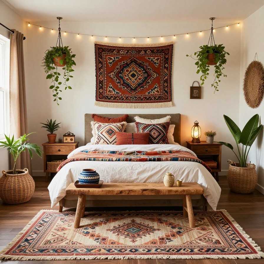 Bohemian Bedroom Decor sample 1