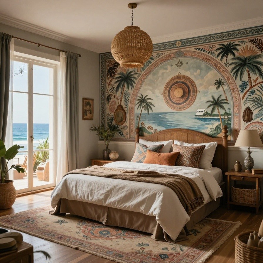 Coastal Bohemian Bedroom sample 1