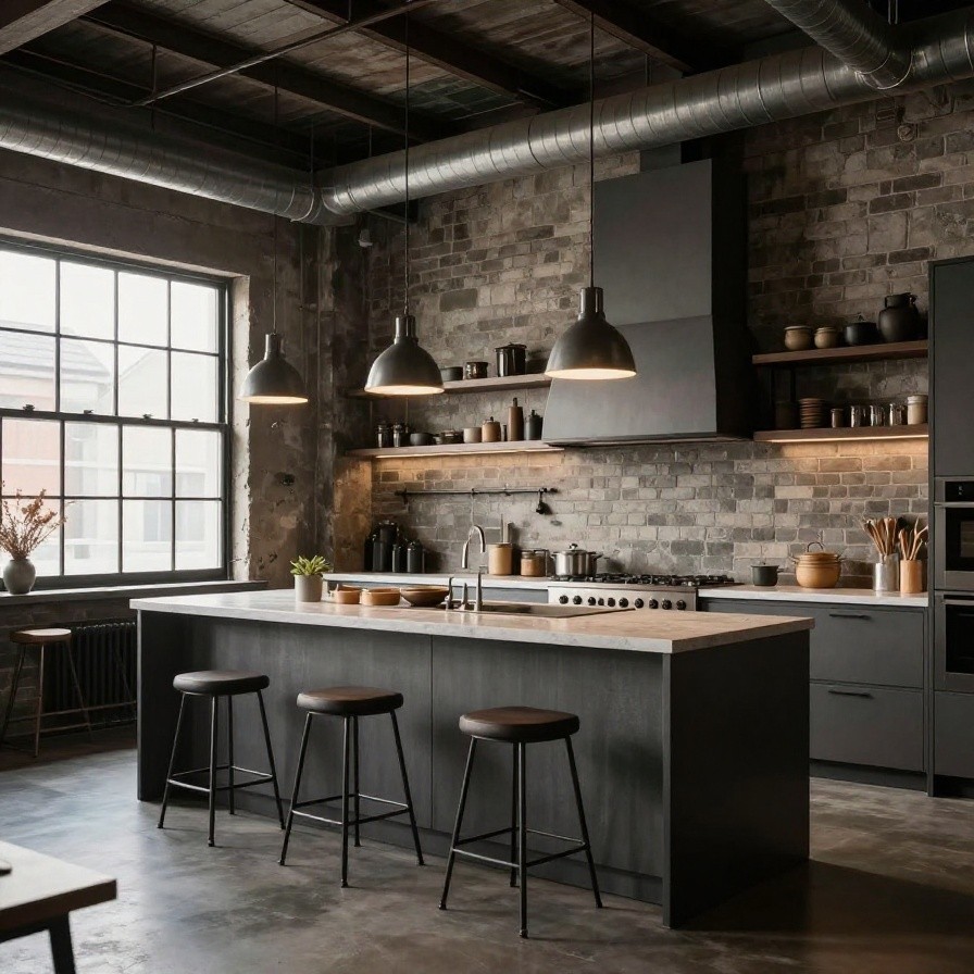 Industrial Loft Kitchen sample 1