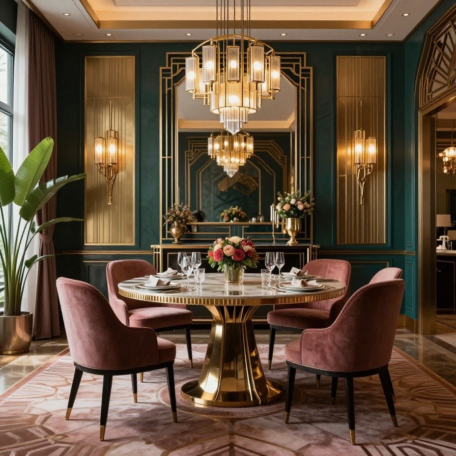 Luxury Art Deco Dining sample 1