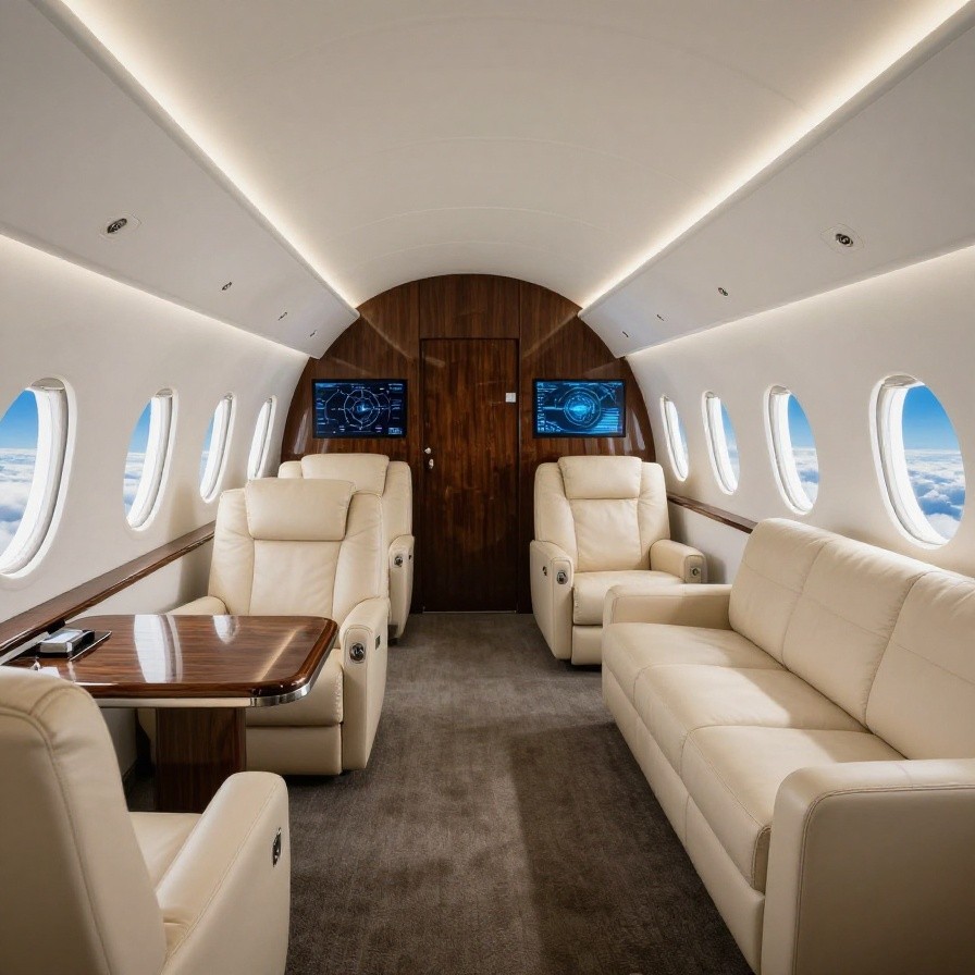 Luxury Private Jet Interior sample 1