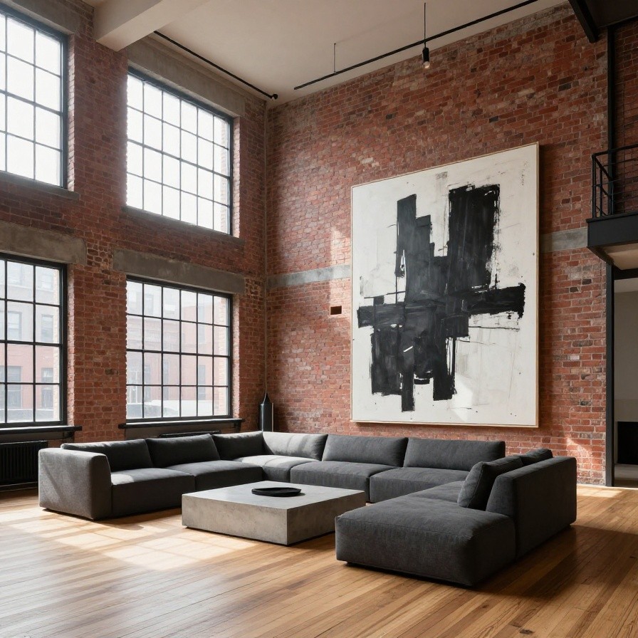 Minimalist Industrial Loft sample 1