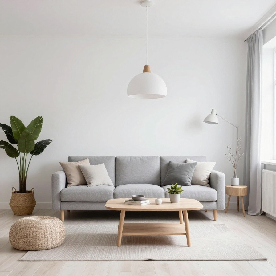 Scandinavian Living Room Design sample 1