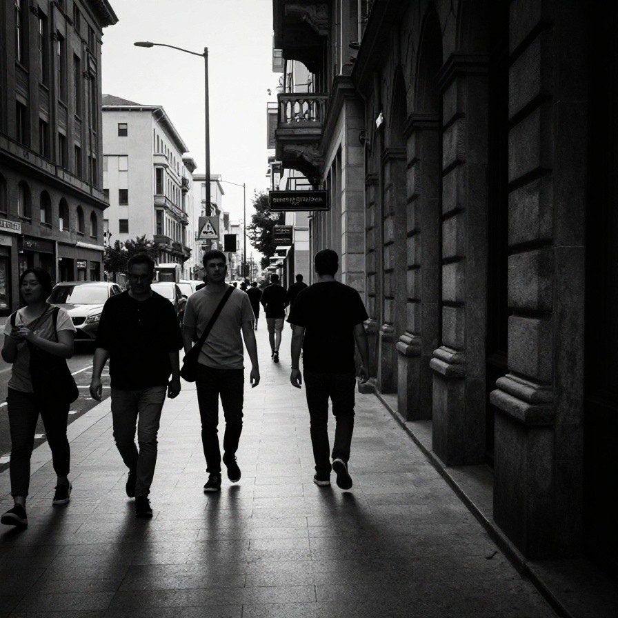 Black & White Street Photography sample 1