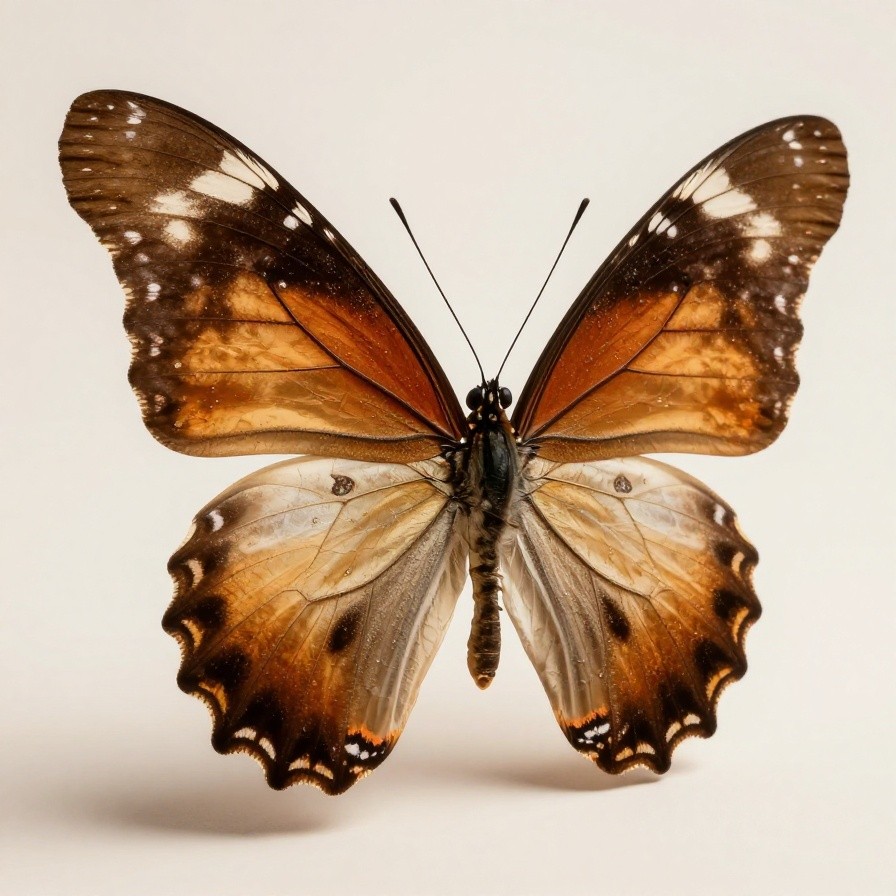 Macro Colorful Butterfly Wing sample 1