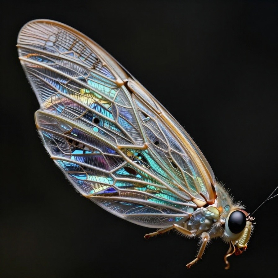 Macro Insect Wing sample 1