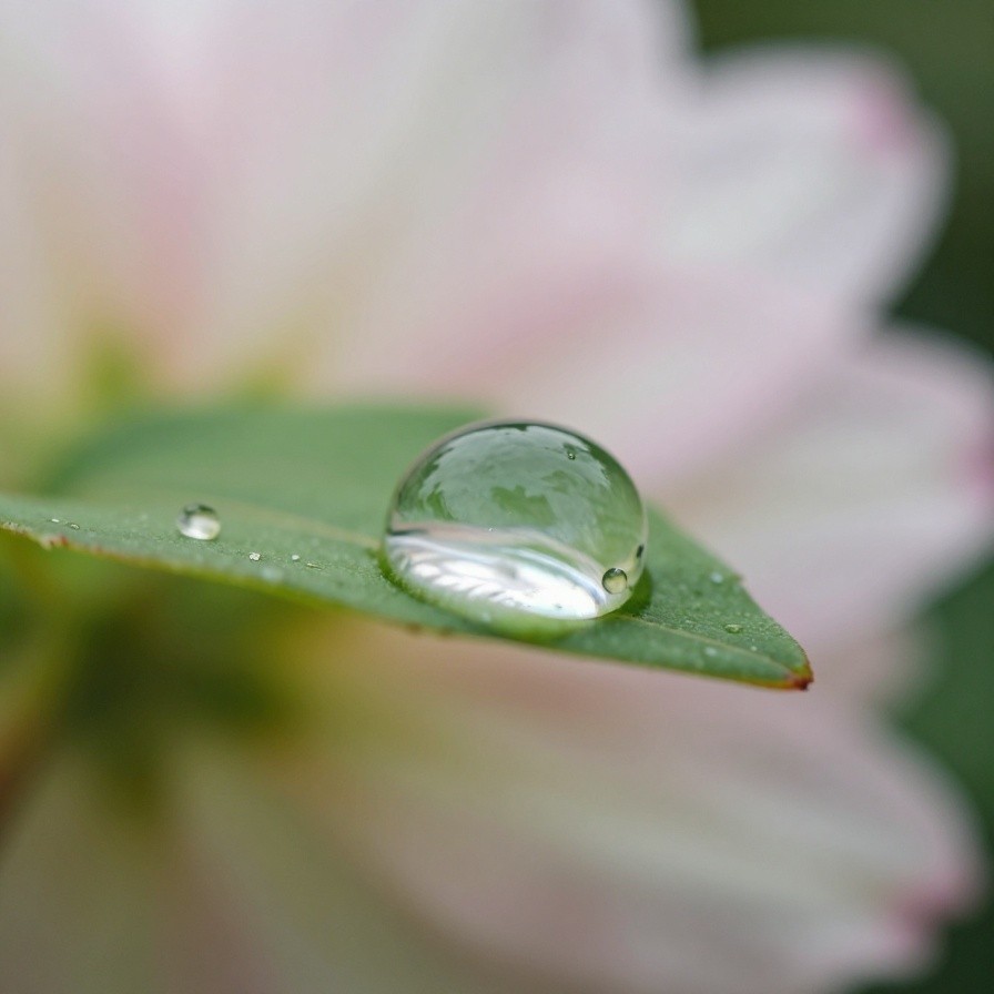 Macro Water Droplet Photography sample 1