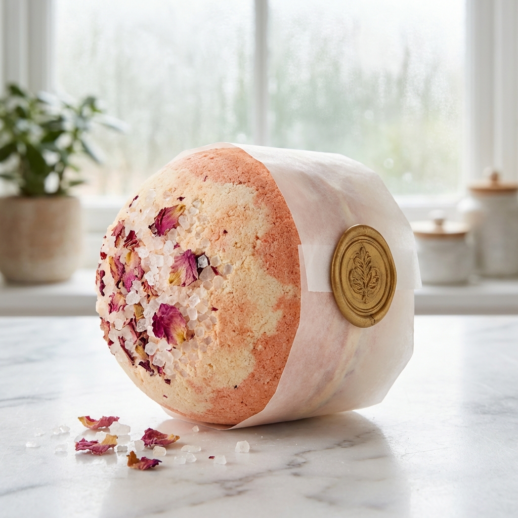 Artisanal Bath Bomb sample 1