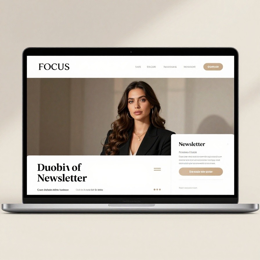 Email Newsletter Aesthetic Header sample 1