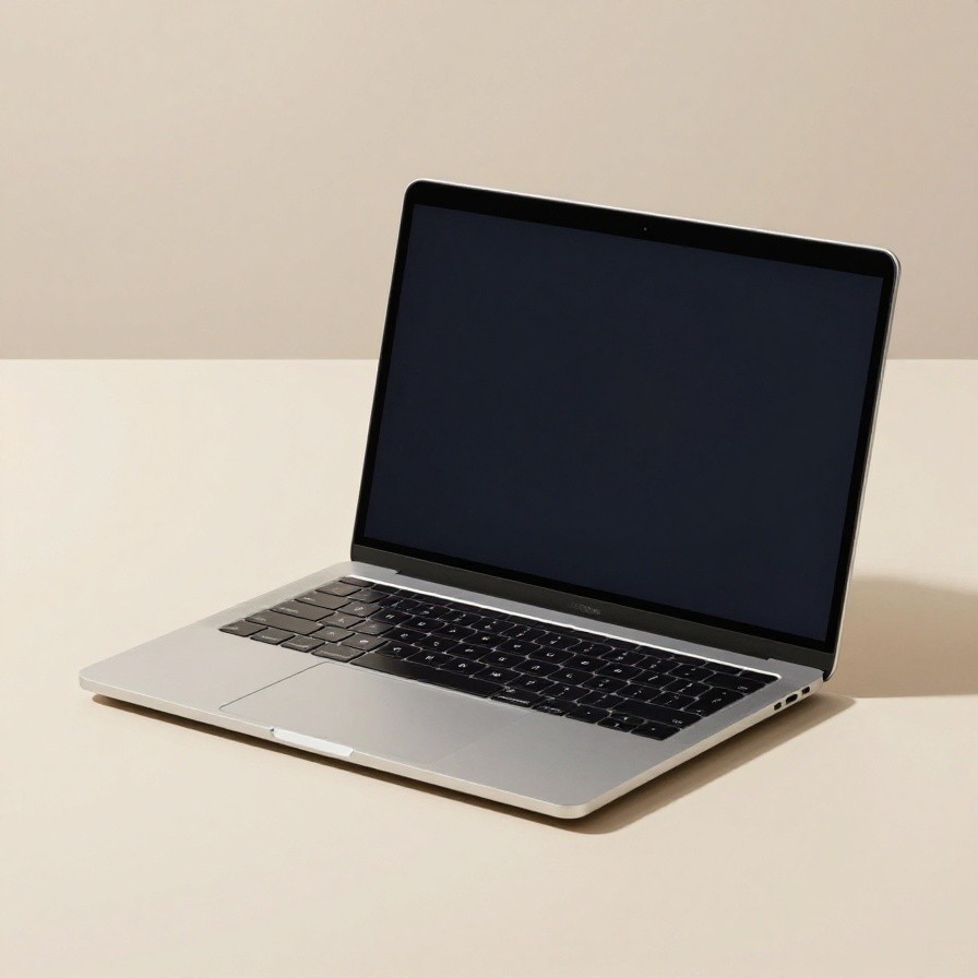 Remote Worker Coffee Shop Laptop sample 1