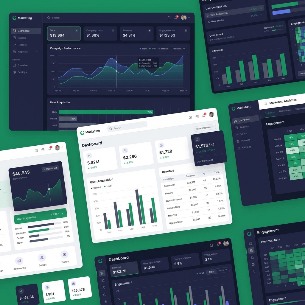 Marketing Analytics Dashboard sample 1