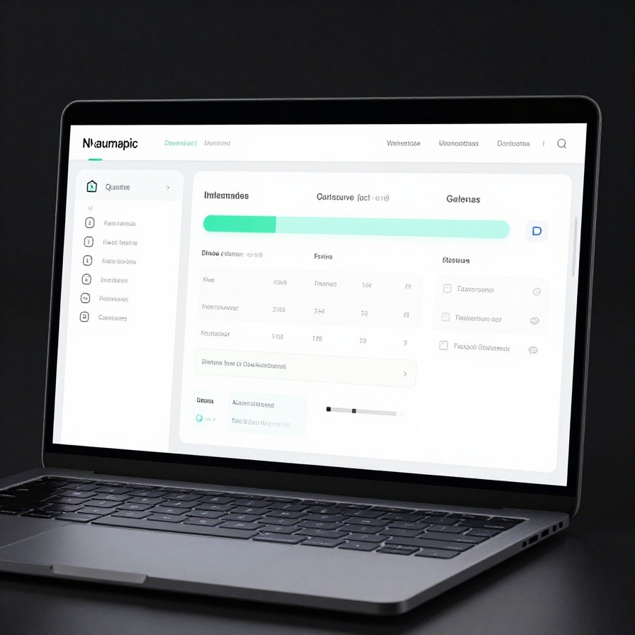 Neumorphic Dashboard sample 1