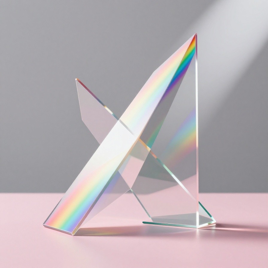 Abstract Glass Refraction sample 1