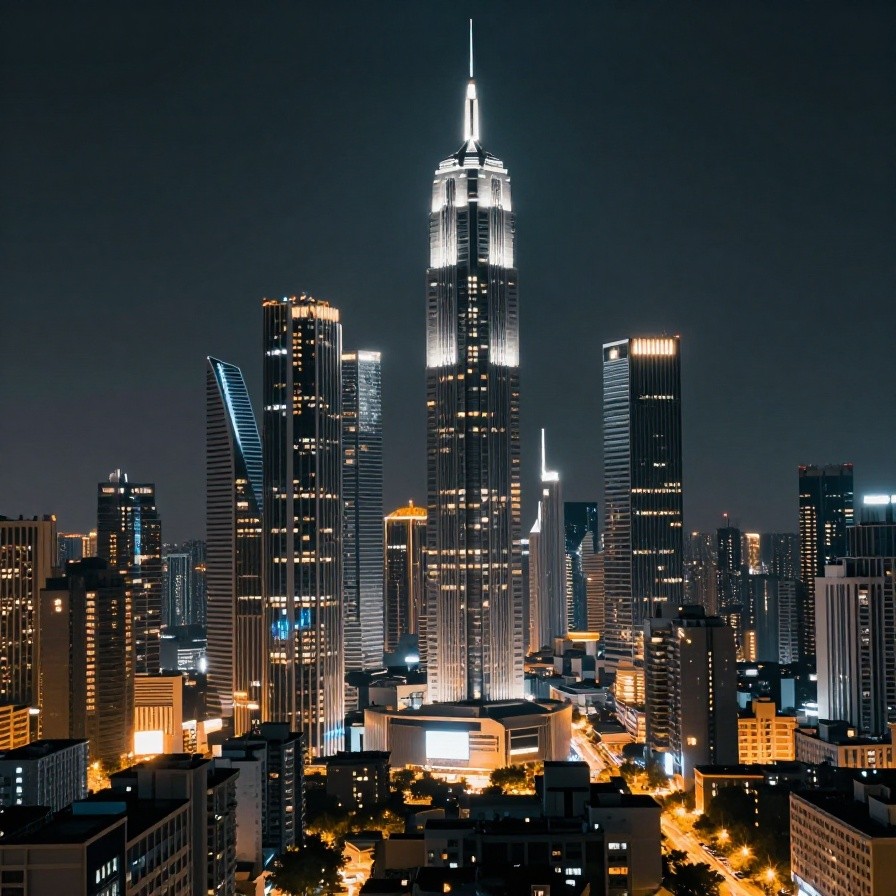 Cyber-city Skyline sample 1